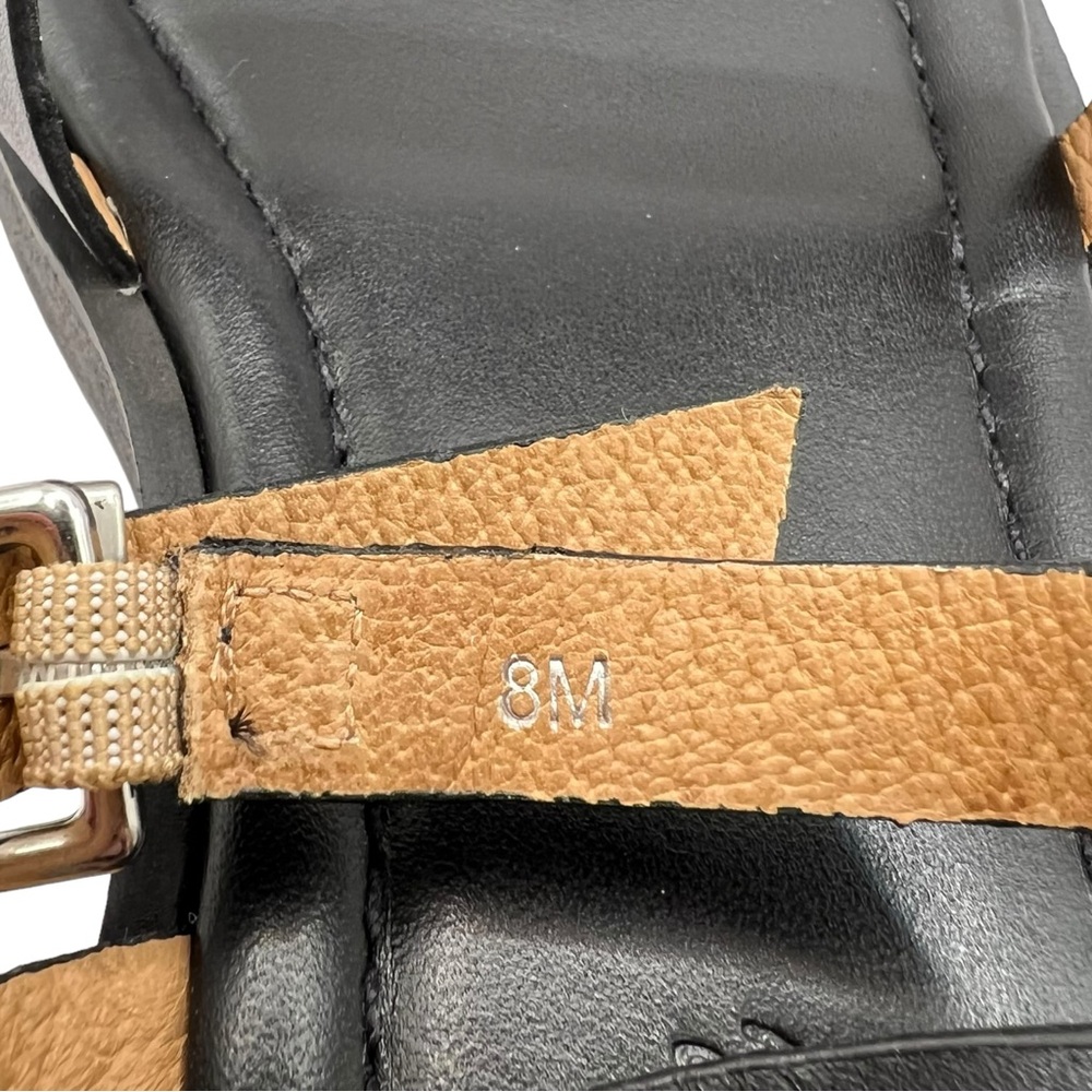Madewell Black Leather Platform Ankle-Strap Sandals - Picture 9 of 12